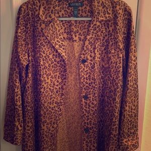 Leopard dress shirt